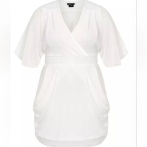 City Chic Mini Dress with Sequins